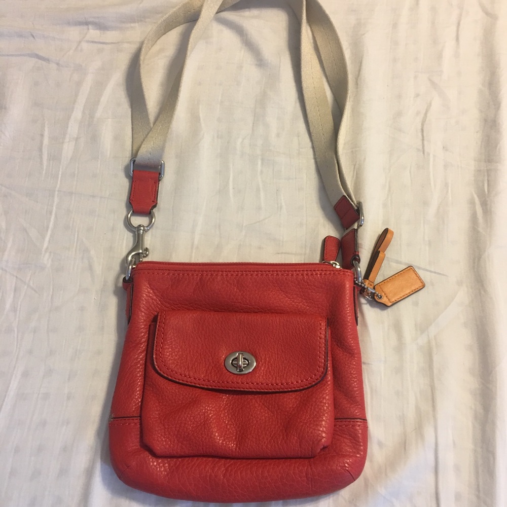 Leather Coach Crossbody Bag